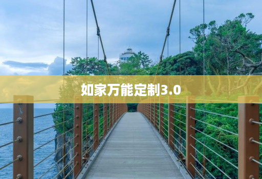 如家万能定制3.0