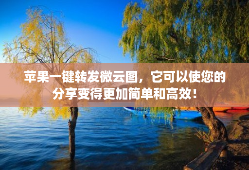 苹果一键转发微云图,它可以使您的分享变得更加简单和高效!