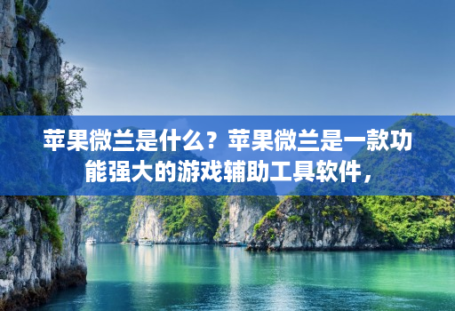 苹果微兰是什么?苹果微兰是一款功能强大的游戏辅助工具软件,
