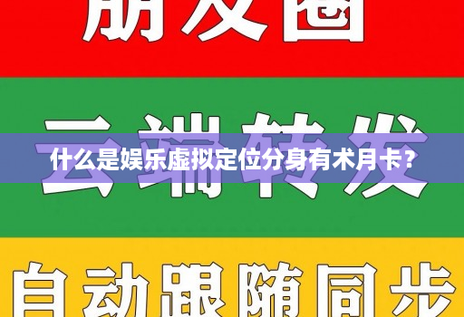 什么是娱乐虚拟定位分身有术月卡?