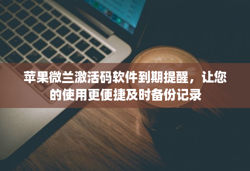 苹果微兰激活码软件到期提醒,让您的使用更便捷及时备份记录
