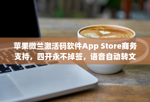 苹果微兰激活码软件App Store商务支持,四开永不掉签,语音自动转文字编辑,极速转发独家视频去水印