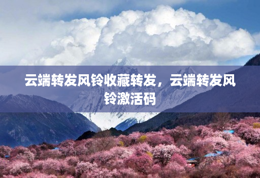 云端转发风铃收藏转发,云端转发风铃激活码