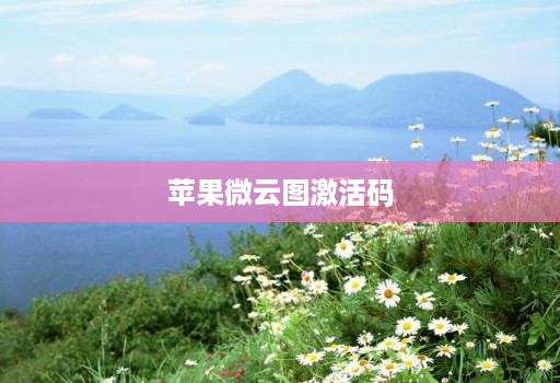 苹果微云图激活码