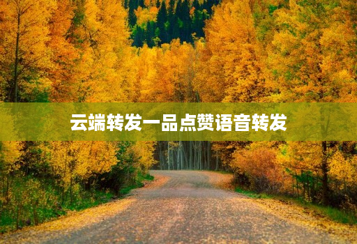 云端转发一品点赞语音转发