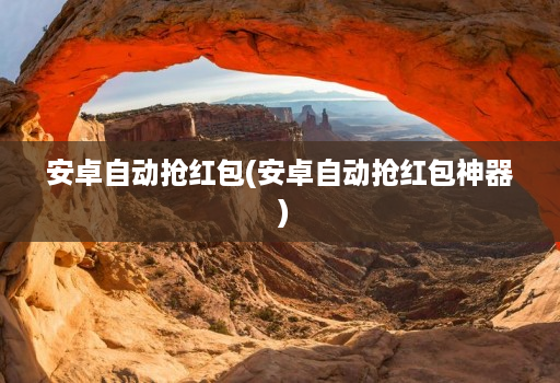 安卓自动抢红包(安卓自动抢红包神器 )