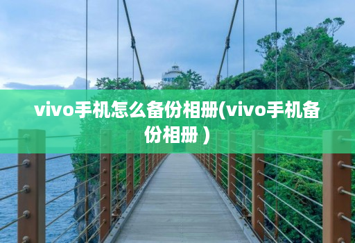 vivo手机怎么备份相册(vivo手机备份相册 )