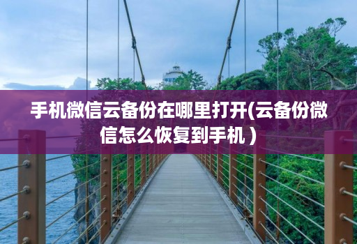 手机微信云备份在哪里打开(云备份微信怎么恢复到手机 )