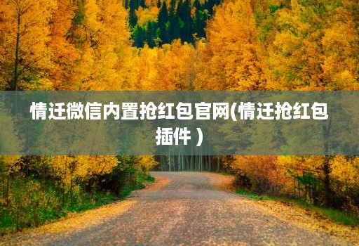 情迁微信内置抢红包官网(情迁抢红包插件 )