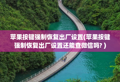 苹果按键强制恢复出厂设置(苹果按键强制恢复出厂设置还能查微信吗? )