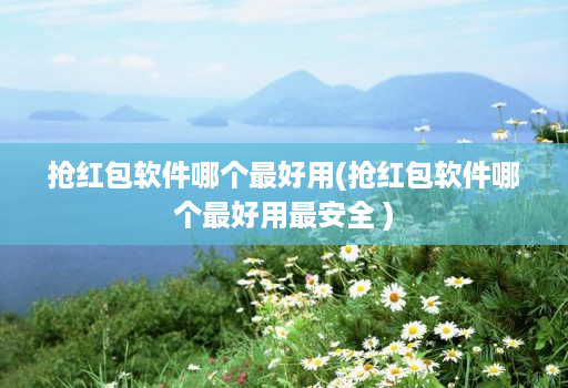 抢红包软件哪个最好用(抢红包软件哪个最好用最安全 )