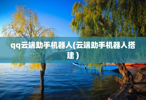 qq云端助手机器人(云端助手机器人搭建 )