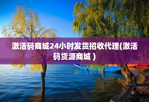 激活码商城24小时发货招收代理(激活码货源商城 )