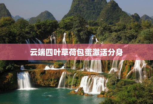 云端四叶草荷包蛋激活分身