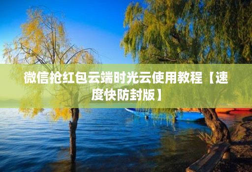 微信抢红包云端时光云使用教程【速度快防封版】