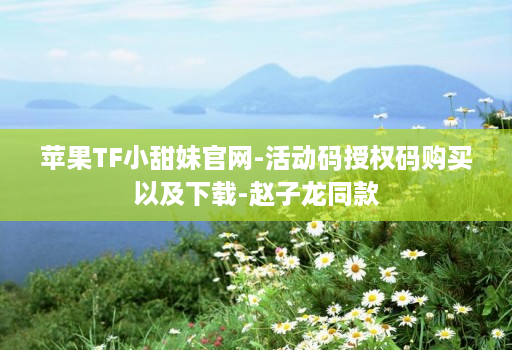 苹果TF小甜妹官网-活动码授权码购买以及下载-赵子龙同款