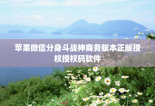 苹果微信分身斗战神商务版本正版授权授权码软件