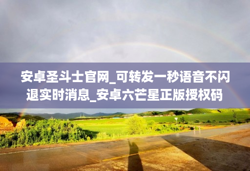 安卓圣斗士官网_可转发一秒语音不闪退实时消息_安卓六芒星正版授权码