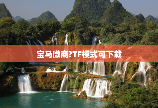 宝马微商?TF模式可下载