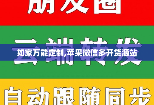 如家万能定制,苹果微信多开货源站